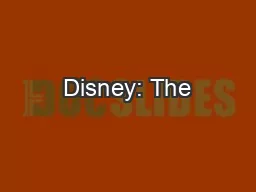 Disney: The