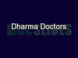 Dharma Doctors