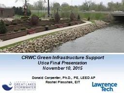 CRWC Green Infrastructure Support
