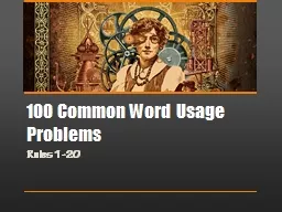 100 Common Word Usage Problems