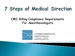 7 Steps of Medical Direction
