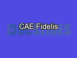 CAE Fidelis