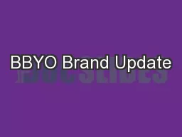 BBYO Brand Update