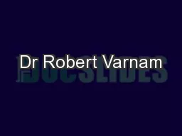 Dr Robert Varnam