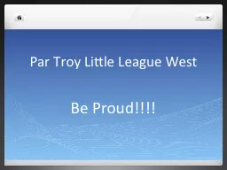 Par Troy Little League West