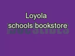 Loyola schools bookstore