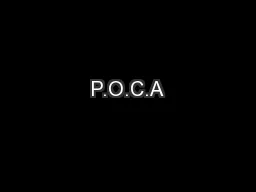 P.O.C.A