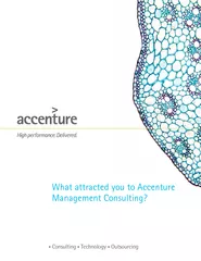 What attracted you to Accenture Management Consulting