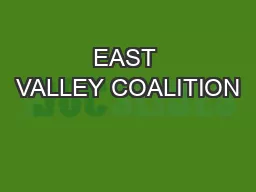 EAST VALLEY COALITION