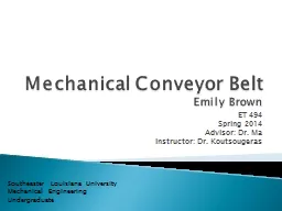 Mechanical Conveyor Belt