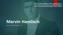 Marvin Hamlisch