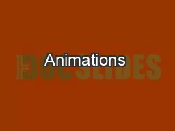 Animations & Transitions