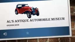 AL’s Antique automobile museum