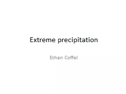 Extreme precipitation