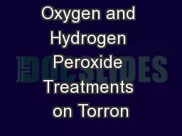 Impact of Oxygen and Hydrogen Peroxide Treatments on Torron