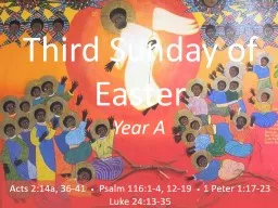 Third Sunday of Easter
