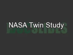 NASA Twin Study