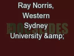 Ray Norris, Western Sydney University &