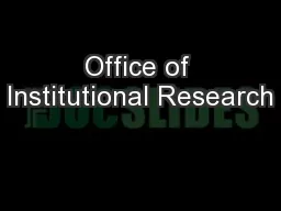 Office of Institutional Research