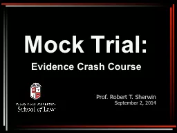 Mock Trial:
