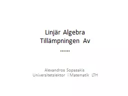 Linjär