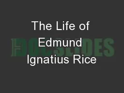 The Life of Edmund Ignatius Rice