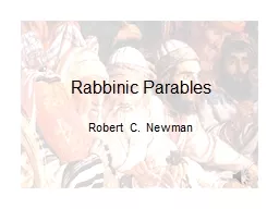 Rabbinic Parables