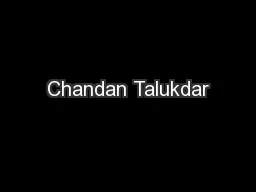 Chandan Talukdar