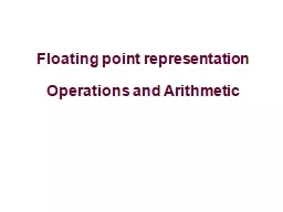 Floating point representation