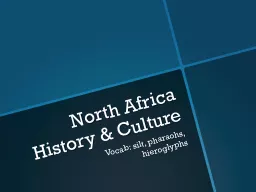 North Africa History & Culture