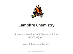 Campfire Chemistry