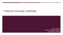 Types of college campuses