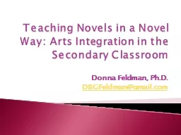 Teaching Novels in a Novel Way: Arts Integration in