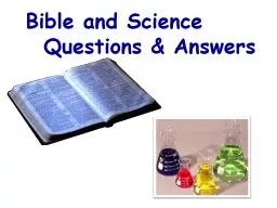 Bible and Science