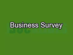 Business Survey
