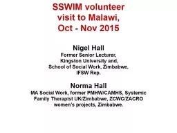 SSWIM volunteer