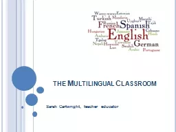 the Multilingual Classroom