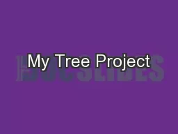 My Tree Project