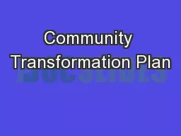 Community Transformation Plan
