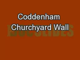 Coddenham Churchyard Wall