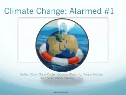 Climate Change: Alarmed #1