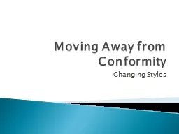 Moving Away from Conformity