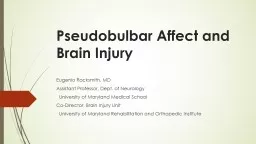 Pseudobulbar Affect and Brain Injury