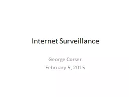 Internet Surveillance
