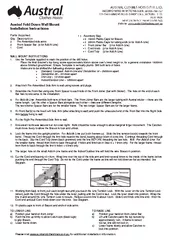Austral Fold own Wall Mount Installation Instructions