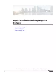 crypto ca authenticate through crypto ca trustpoint FU