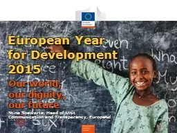 1 European Year for Development 2015