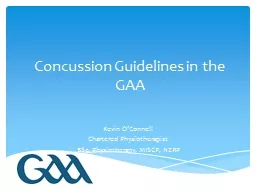 Concussion Guidelines in the GAA