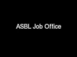 ASBL Job Office