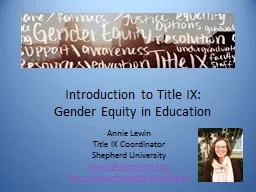Title IX: Policies, Resources, Reporting, and Prevention